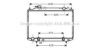 AVA QUALITY COOLING MZ2203 Radiator, engine cooling
